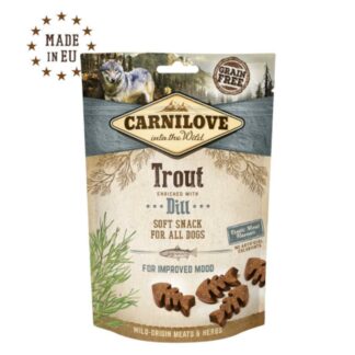 Carnilove Soft Snack Moist with Dill Ørred med Dild 200g